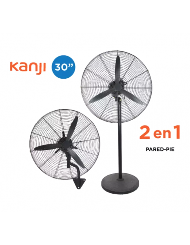 Ventilador De Pie Kanji 30'' 2 En 1