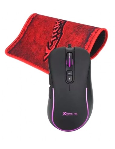 Combo Mouse y Pad Gamer Xtrike Me GM 290 3600 Dpi
