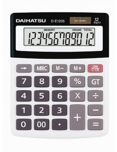 Calculadora Daihatsu DE1205 12 Dígitos Solar