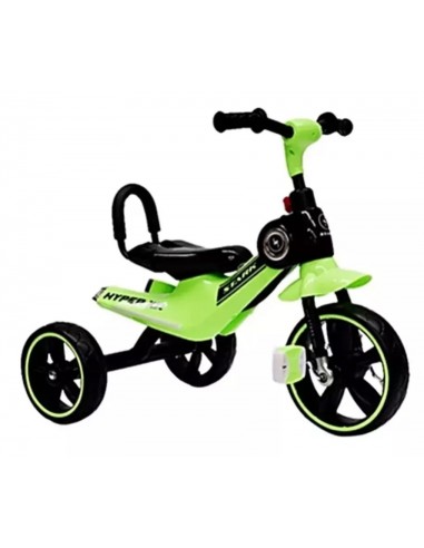 Triciclo Stark Hypper XR Moto Con Luces y Sonido Verde