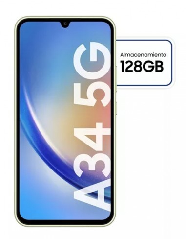 Celular Samsung A34 SM-A346MZSBARO 6GB 128GB Silver