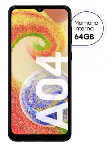 Celular Samsung A04 SM-A045MZKEARO 4GB 64GB Negro