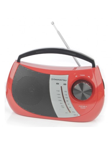 Radio Daihatsu D-RP38 Dual AM-FM Roja