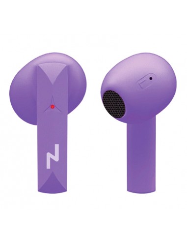 Auricular Noganet NG-BTWINS 36 Earbuds Táctiles Violeta